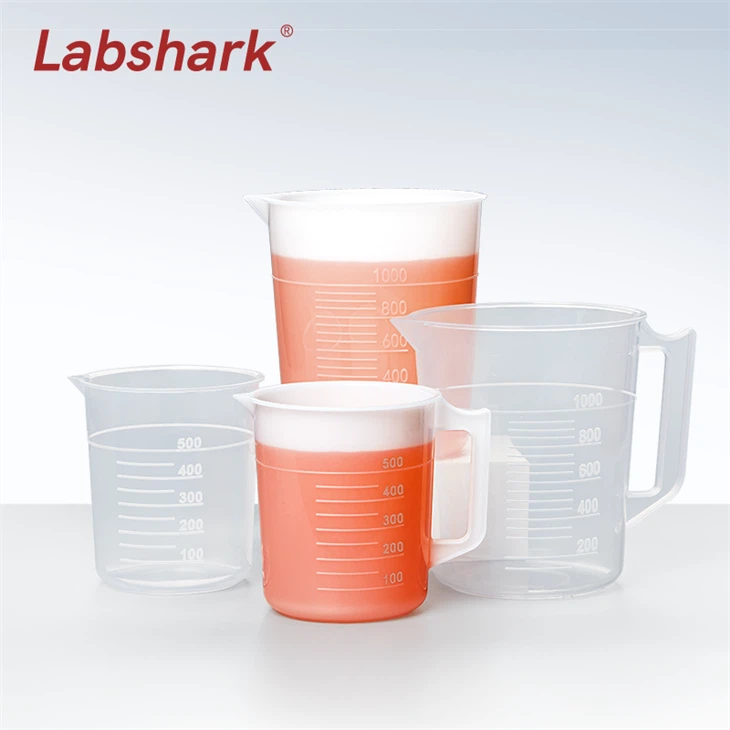PE PP Plastic-beaker-with-handle